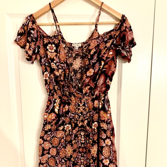 love, Fire Dresses & Skirts - Black and Rust Summer Dress